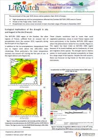 What are the ecological Implications of the drought in July and August in the Ain (France)?
