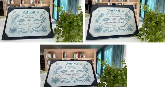 Awardees for the 2022 WoRMS Achievement & Early Career Researchers Award known