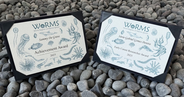 Awardees for the 2025 WoRMS Achievement & Early Career Researcher Award known