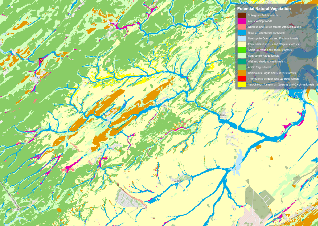 potential natural vegetation