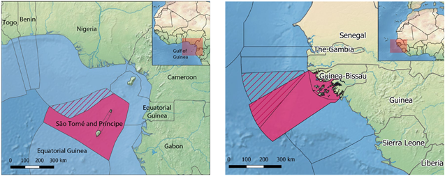 Map from Maritime Boundaries Geodatabase; Natural Earth